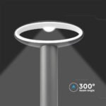 9W LED Bollard Lamp Gri Închis Aluminiu 30cm 3000K IP54 - Image 5