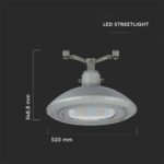 Lampă Stradală Suspendată LED Cip SAMSUNG 100W 4000K 302Z+ Clasa II Tipul 3M Inventonics 0-10V - Image 4