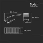 LED Lumină de Gradină cu Încărcare Solară 20W PIR Senzor Control RF 4000K - Image 3