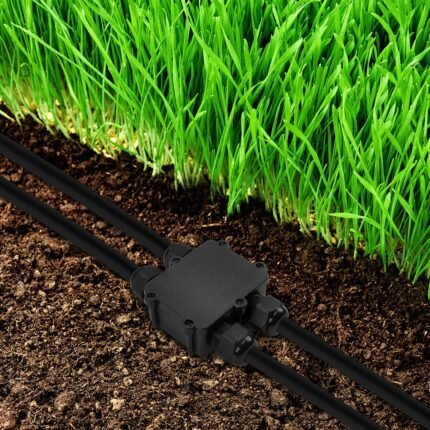 Accesoriu conexiuni impermeabil Negru 4 pini 8-12mm IP68