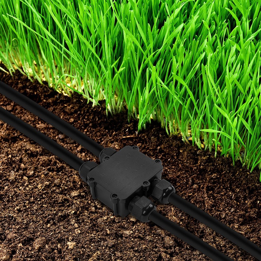 Accesoriu conexiuni impermeabil Negru 4 pini 8-12mm IP68
