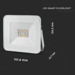 Proiector LED 20W Bluetooth Corp Alb RGB + Lumină Rece - Image 4