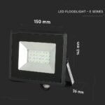 20W Proiector LED SMD E-Series Corp Negru Verde P65 - Image 4