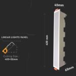 Linear Light de 20W LED Corp alb Lumină rece - Image 2