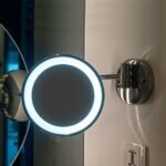 3W Oglindă cu Lumină LED Montaj pe Perete Baterii 4 x AA Corp Nichel - Image 2