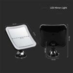 3.2W Oglindă cu Lumină LED Baterii 3 x AA Corp Negru - Image 5