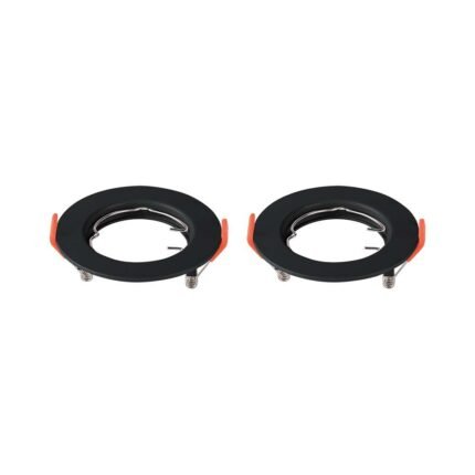 Suport GU10 Rotund Negru