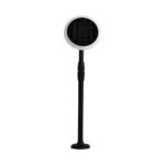 3W LED Lumină Solară de Grădină Albă și Corp Negru 4000K 2 buc/set