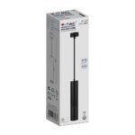 1xGU10 Pendul Suspendat Negru D:60x300mm - Image 4
