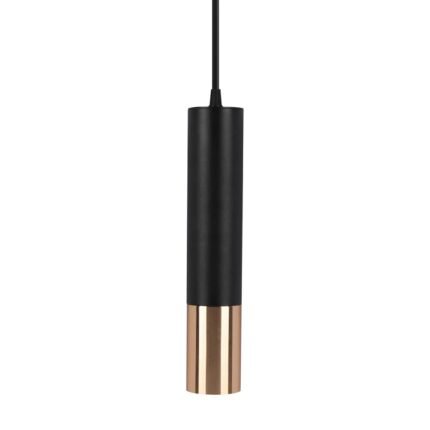 1xGU10 Pendul Suspendat Negru, Auriu D:60x300mm