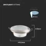 Suport GU10 Rotund Satin Nichel  - Image 3