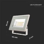 10W LED Proiector SMD Seria-F Corp Alb 4000K - Image 3