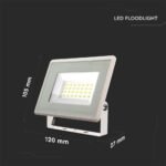 20W LED Proiector SMD Corp Alb 6400K - Image 4