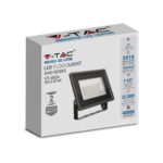 30W LED Proiector SMD Seria-F Corp Negru 4000K - Image 3
