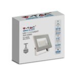 30W LED Proiector SMD Seria-F Corp Alb 4000K - Image 3