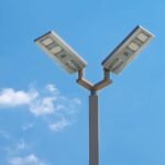 Lampa solara stradala LED 2300lm, Senzor miscare, 6400K - Image 3