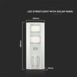 Lampa solara stradala LED 2300lm, Senzor miscare, 6400K - Image 4