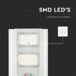 Lampa solara stradala LED 2300lm, Senzor miscare, 6400K - Image 6