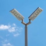 Lampa solara stradala LED 4300lm, Senzor miscare, 6400K - Image 3