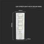 Lampa solara stradala LED 4300lm, Senzor miscare, 6400K - Image 4