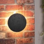 12W Plafonieră LED Rotunda Ramă Neagră 3000K