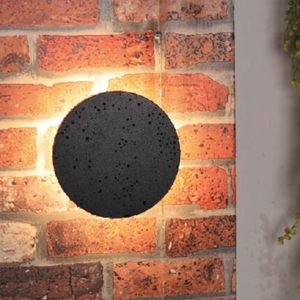 12W Plafonieră LED Rotunda Ramă Neagră 3000K