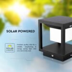 LED Lapă Solară Corp Negru 3000K - Image 4