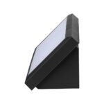 12W LED Lumină pentru Fațadă Soft Light-Medium 3000K Corp Negru IP65