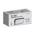 20W LED Lumină pentru Fațadă Soft Light-Large 4000K Corp Negru IP65 - Image 2