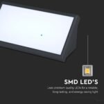 20W LED Lumină pentru Fațadă Soft Light-Large 4000K Corp Negru IP65 - Image 4