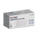 12W LED Lumină pentru Fațadă Soft Light-Medium 3000K Corp Alb IP65 - Image 2