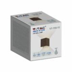 11W LED Lampă de Perete Cu Cip Bridgelux Ruginie 3000K Pătrat - Image 4