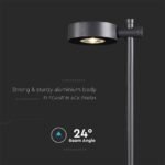 6W LED Stâlp de Grădină Corp Negru 3000K IP65 - Image 5