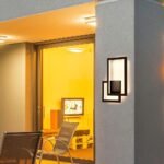 20W LED Lampă de Perete Corp Ruginiu 3000K IP20