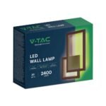 20W LED Lampă de Perete Corp Ruginiu 3000K IP20 - Image 3