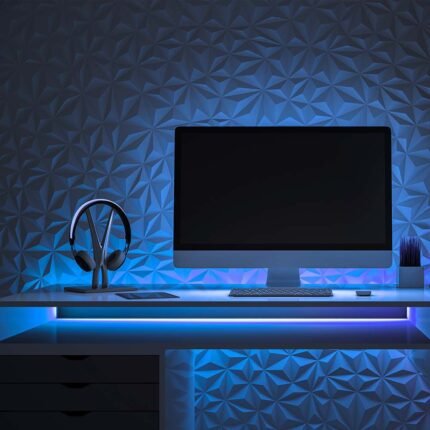 12W Neon Flex Albastru