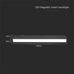 12W LED Proiector Magnetic SMART Corp Negru 3 in 1 - Image 3