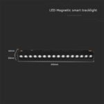 14W LED Proiector Magnetic SMART Corp Negru 3 in 1 - Image 3