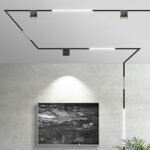 10W LED Proiector Magnetic SMART Corp Negru 3 in 1