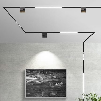 10W LED Proiector Magnetic SMART Corp Negru 3 in 1