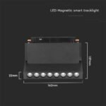 10W LED Proiector Magnetic SMART Corp Negru 3 in 1 - Image 3