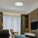 38W LED Designer Plafonieră Rotundă Albă 4000K - Image 2