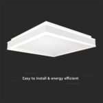38W LED Designer Light Pătrat Alb 4000K - Image 4