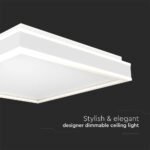 38W LED Designer Light Pătrat Alb 4000K - Image 5