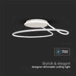 54W LED Designer Light Triac Dimabil Alb Rotund 4000K - Image 5