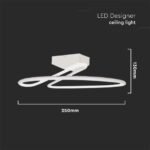 20W LED Designer Light Rotund Alb 4000K - Image 2