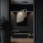 17W LED Designer Light Suspendat 3 in 1 Negru