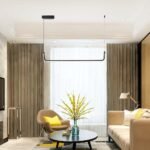 12W LED Designer Light Suspendat Negru 4000K