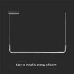 12W LED Designer Light Suspendat Negru 4000K - Image 4