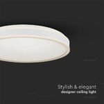 18W LED Designer Plafonieră Rotundă Albă 4000K - Image 5